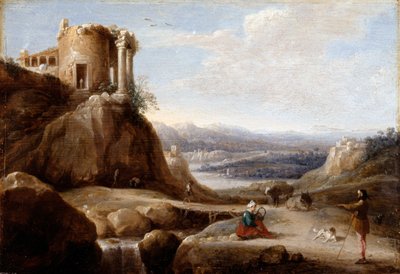 Un templo en ruinas de Carel Cornelisz De Hooch